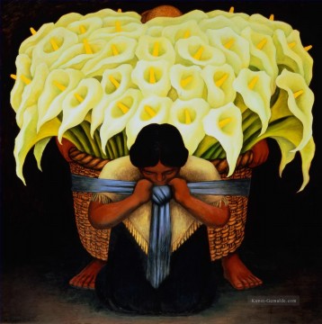 Diego Rivera Werke - Der Blumenverkäufer Diego Rivera